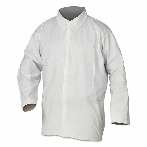 Kleenguard A20 Breathable Particle Protection Shirts, 2X-Large, White, 50PK KCC 36215